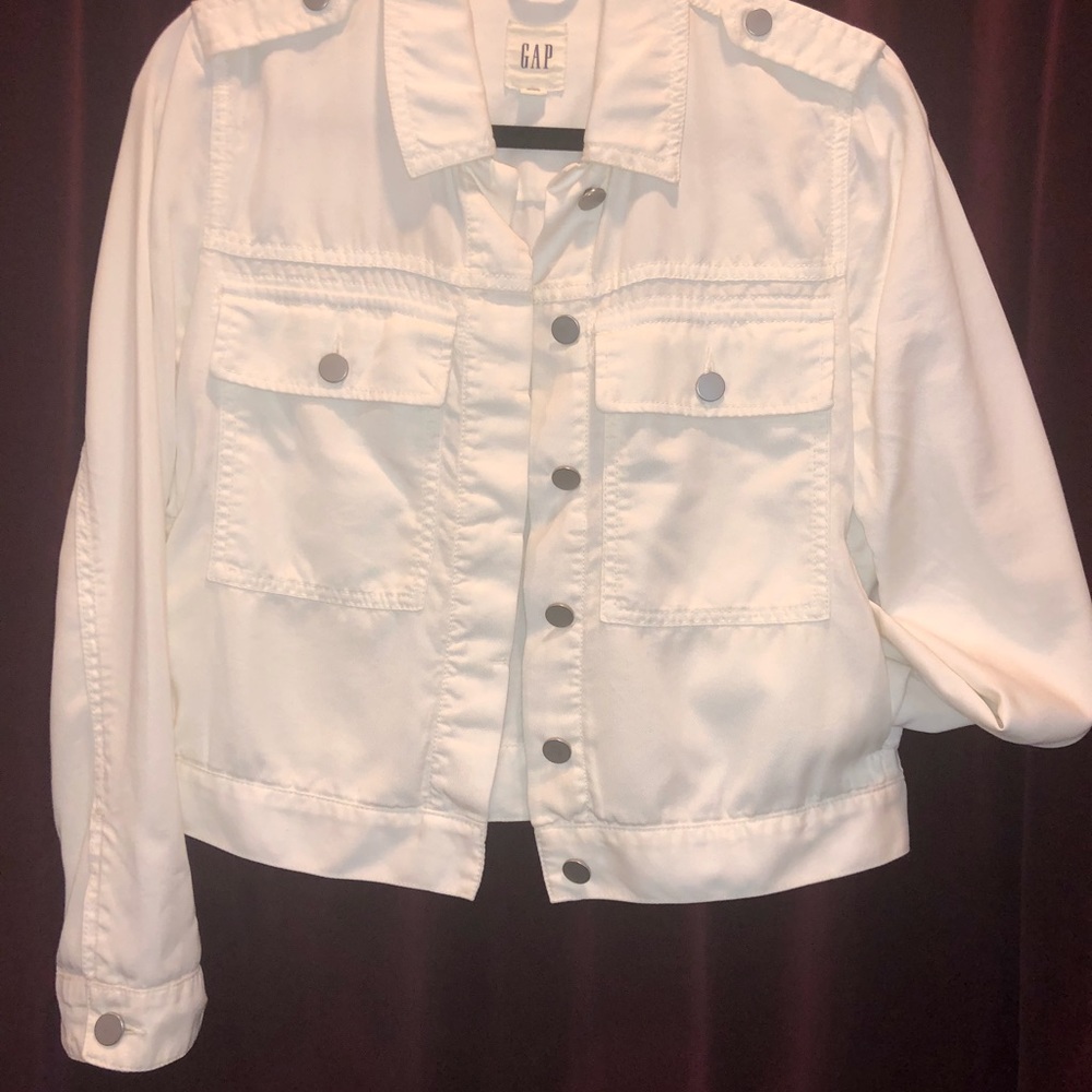 Gap nautical style jacket petite xsmall like new - Picture 3 of 10